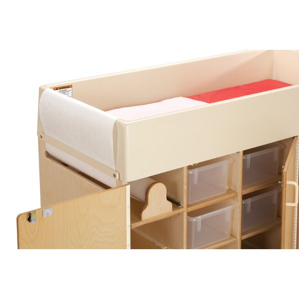 Jonti-Craft® Diaper Changer With Stairs - Right