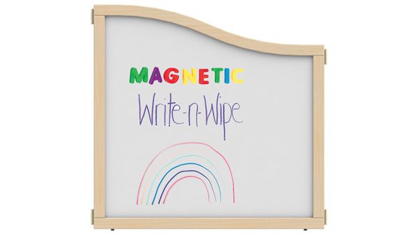 Kydz Suite® Cascade Panel - E To A-Height - 36" Wide - Magnetic Write-N-Wipe