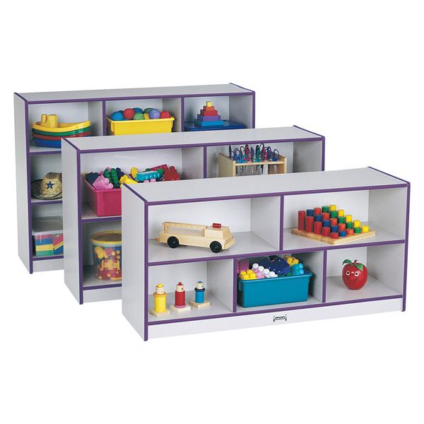 Rainbow Accents® Toddler Single Mobile Storage Unit - Purple