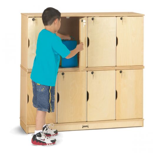 Jonti-Craft Stacking Lockable Lockers - Double Stack