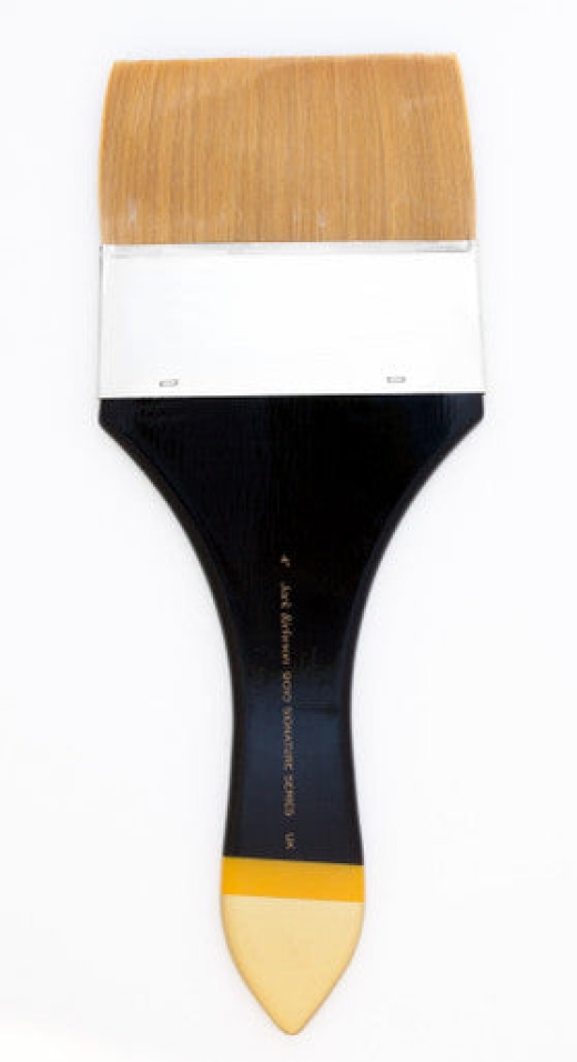 Synthetic Watercolor Brushes - Series 9000 Flat / 4"