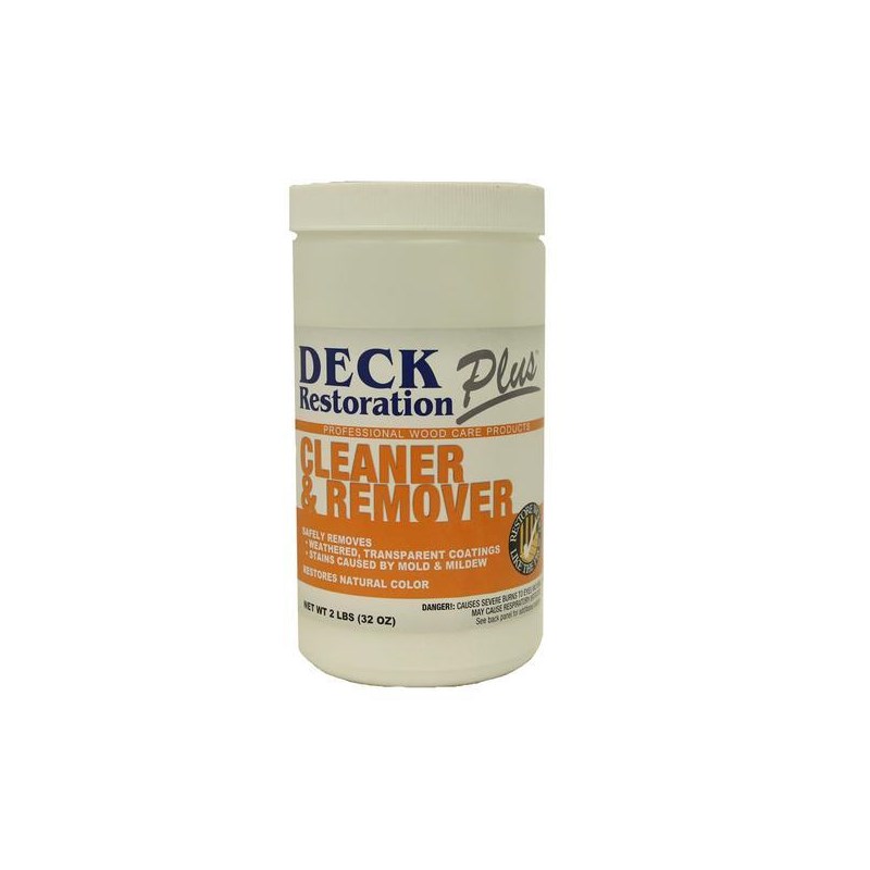 Deck & Wood Cleaner And Remover Powder 2Lb Drp