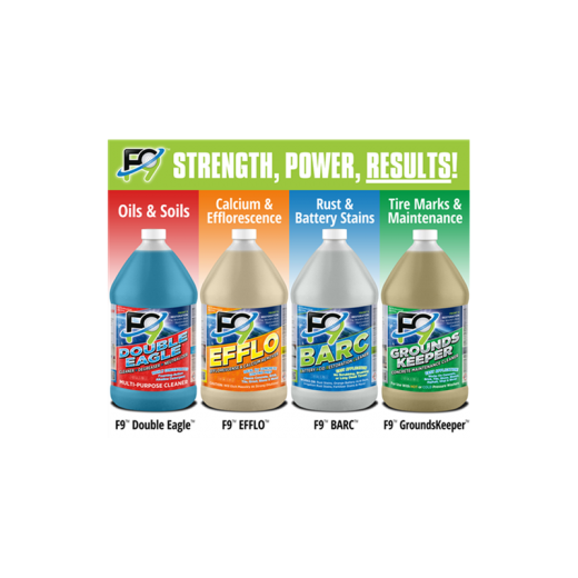 F9 Sample Pack 4 Gallon - Concrete Cleaning Solutions