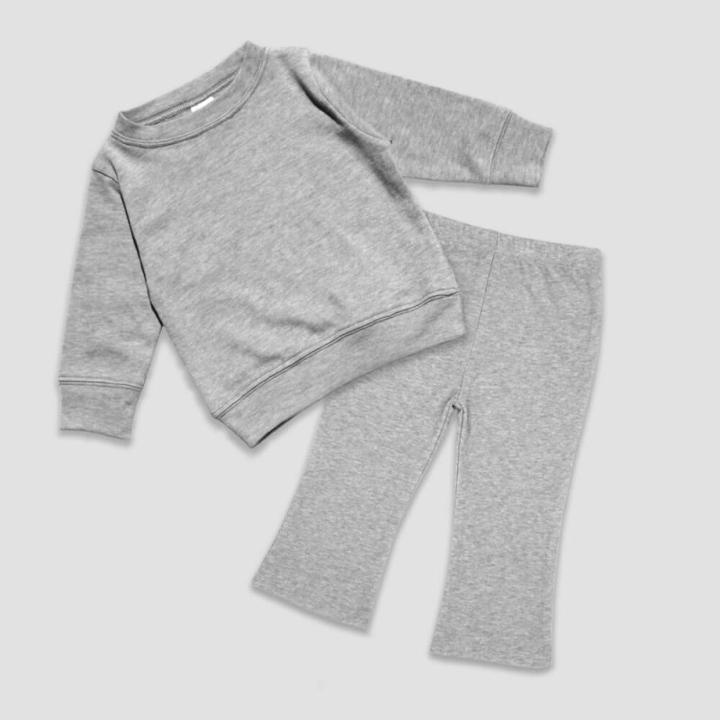 Designer Toddler Flare Sweatsuits – Polyester Cotton Blend