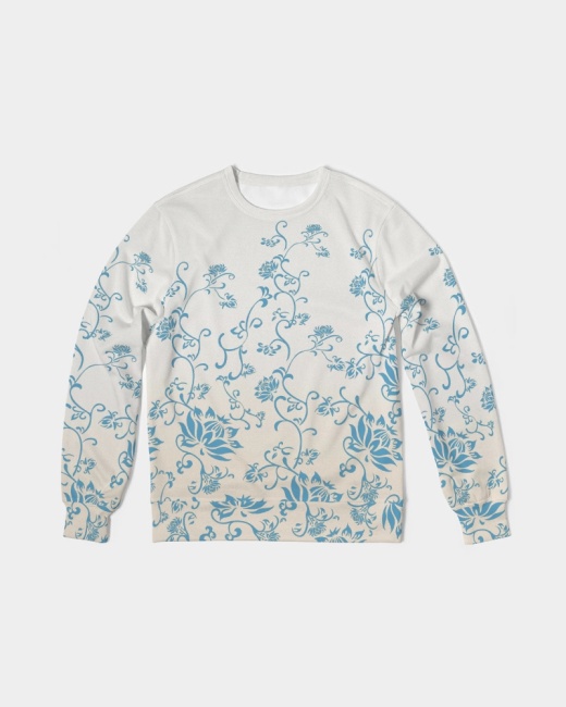 Men's Classic French Terry Crewneck Pullover Qing Dynasty