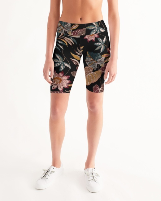Women's Mid-Rise Bike Shorts Blossom