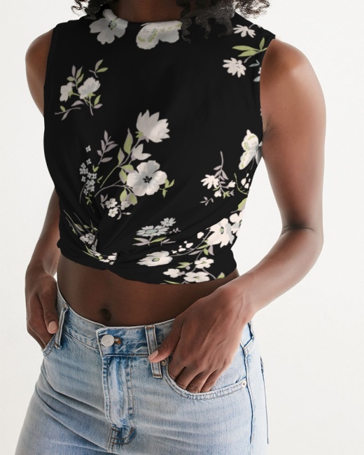 Women's Twist-Front Tank Daisy