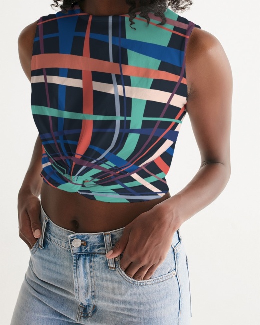 Women's Twist-Front Tank Weave