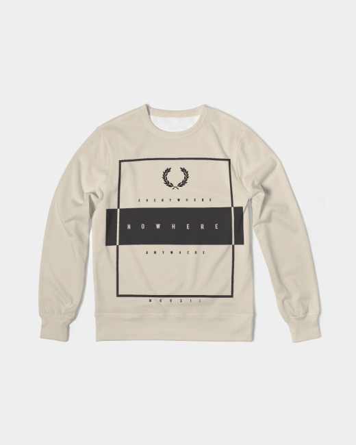 Men's Classic French Terry Crewneck Pullover Creamy Taupe