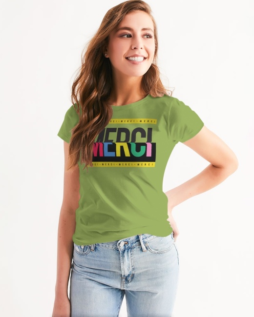 Women's Tee Green - Soft, Comfortable, and Stylish Jersey Fabric T-Shirt
