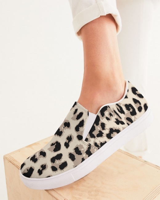 Women's Slip-On Canvas Shoe Leopard Print