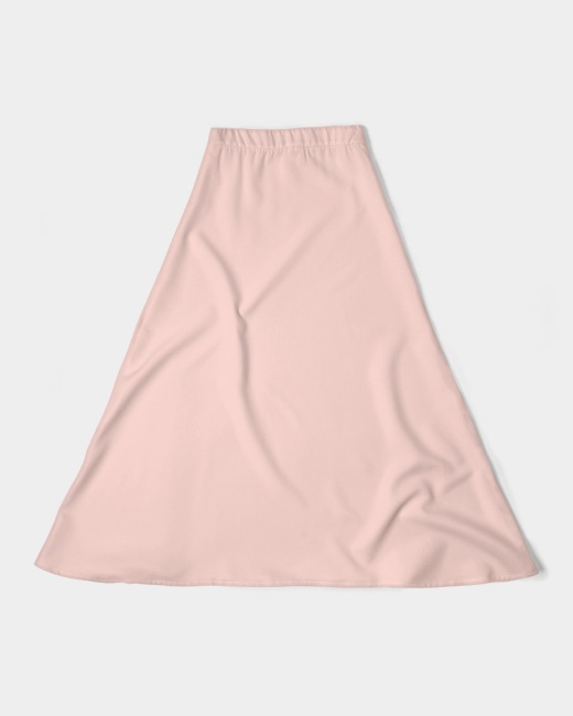 Women's A-Line Midi Skirt Modern Pink