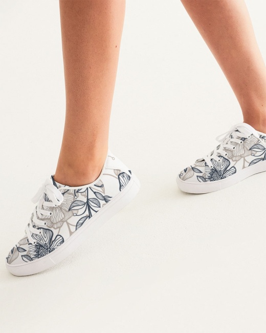 Women's Faux-Leather Sneaker