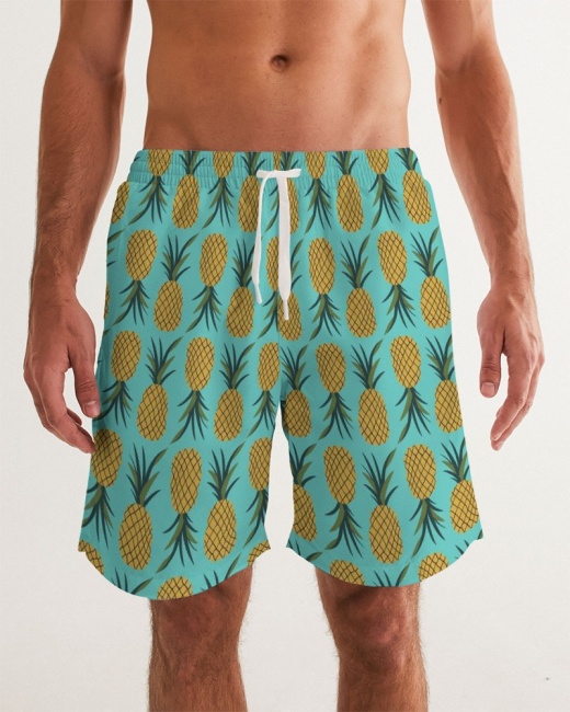 Men's Swim Trunk Pineapple