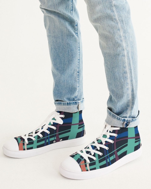Men's Hightop Canvas Shoe Weave