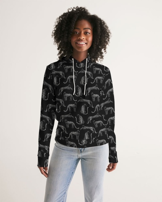 Women's Hoodie Cheetah Silhouette