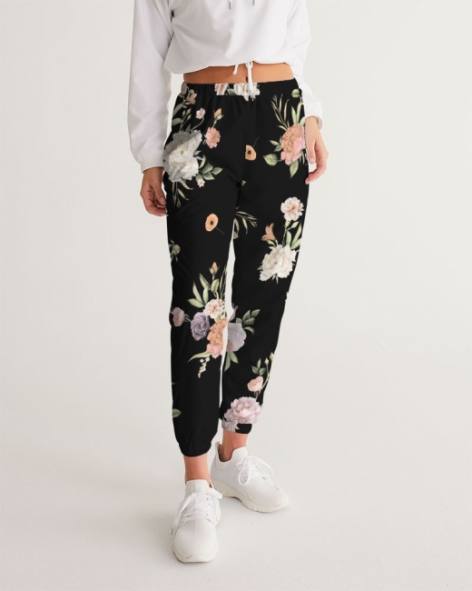 Women's Track Pants Floral Pattern