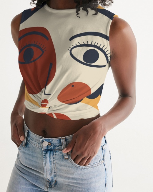 Women's Twist-Front Tank My Lady