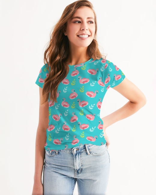 Women's Tee Flamingo Floaties