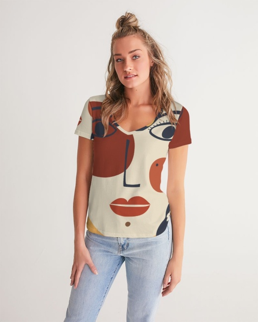 Women's V-Neck Tee My Lady