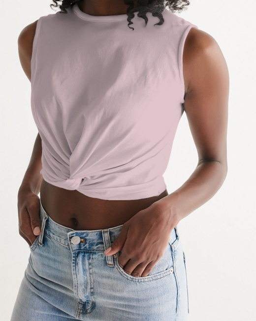 Women's Twist-Front Tank Soft Rose