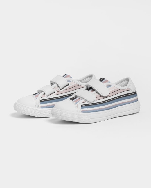 Kids Velcro Sneaker Soft Beach Stripe