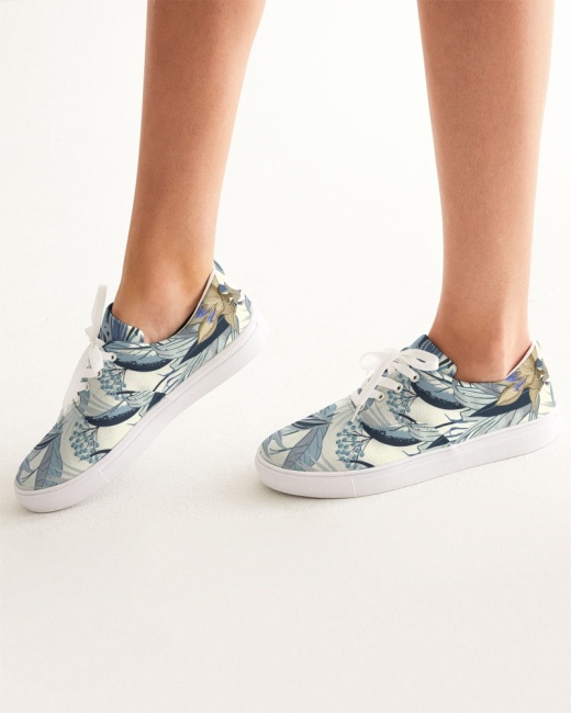 Women's Lace Up Canvas Shoe Tropical