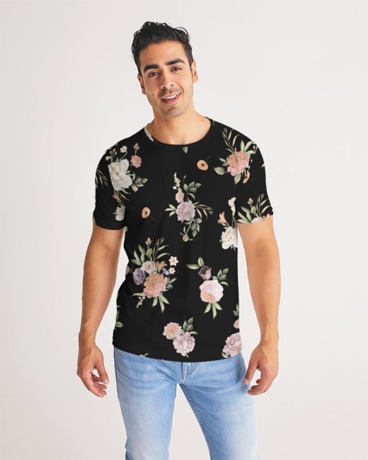 Men's Tee Floral Pattern
