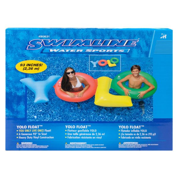 Yolo Jumbo Sized Pool Float, Pack Of 2