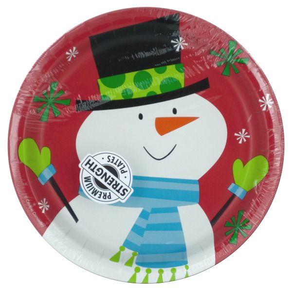 Frosty Friends Snowman Party Plates, Pack Of 24