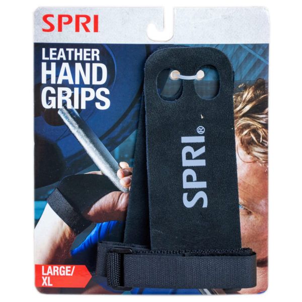 Spri Leather Hand Grips In Large And X-Large, Pack Of 6