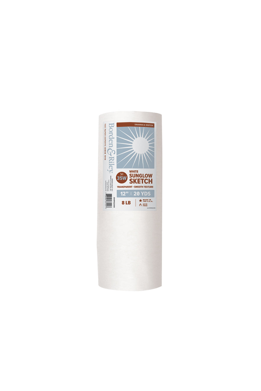 Canson Sketching and Tracing Paper Roll White 12 x 20 yds