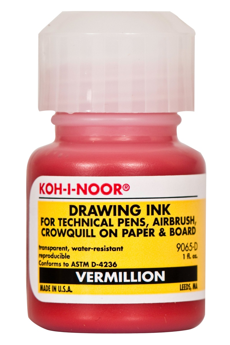 Koh-I-Noor® Drawing Ink 1 Oz. / Vermilion 9065d
