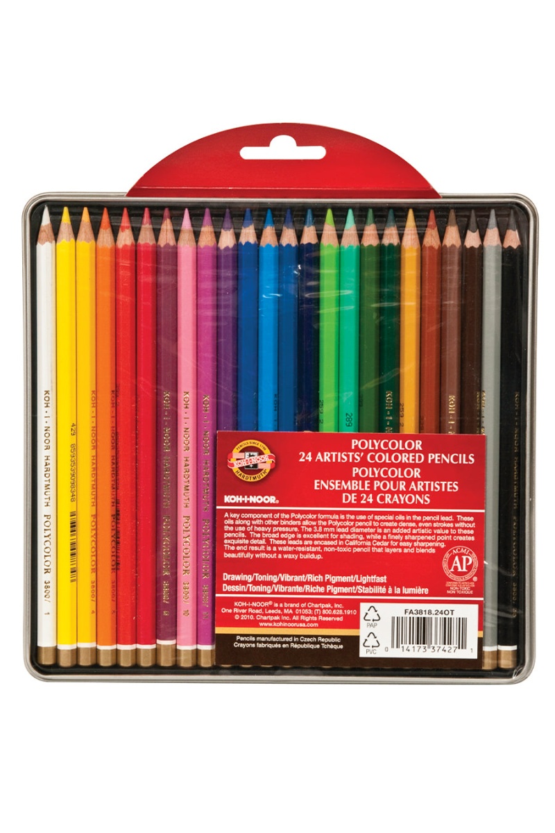 Koh-I-Noor® Polycolor® Pencil Sets - 12 Piece