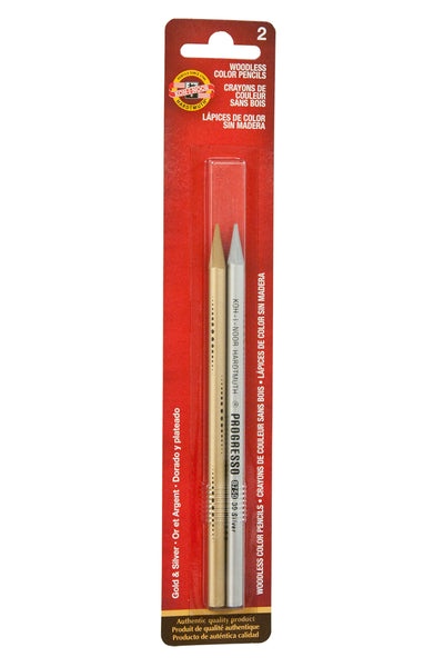  Koh-I-Noor® Progresso® Woodless Colored Pencil Sets - 12 Piece