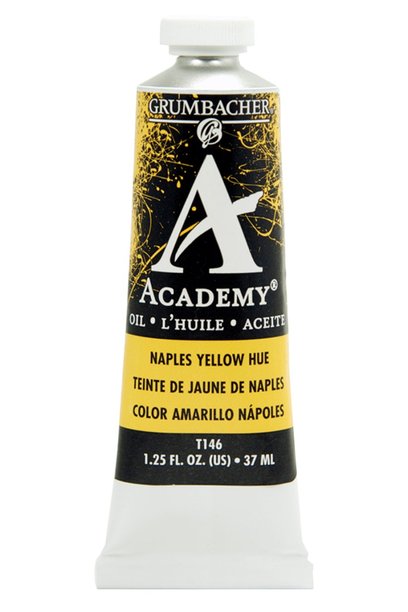Academy® Oil Earthtone Color Family - Italian Gold Ochre T080 / 37 Ml. (1.25 Fl. Oz.)