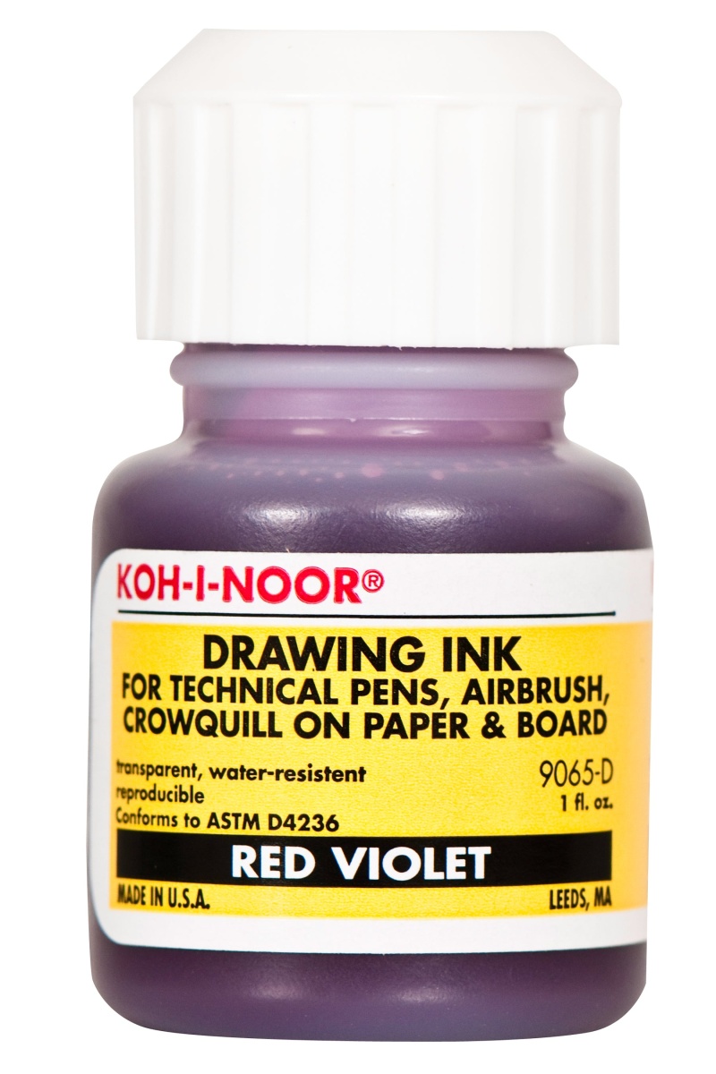 Koh-I-Noor® Drawing Ink 1 Oz. / Red Violet 9065d
