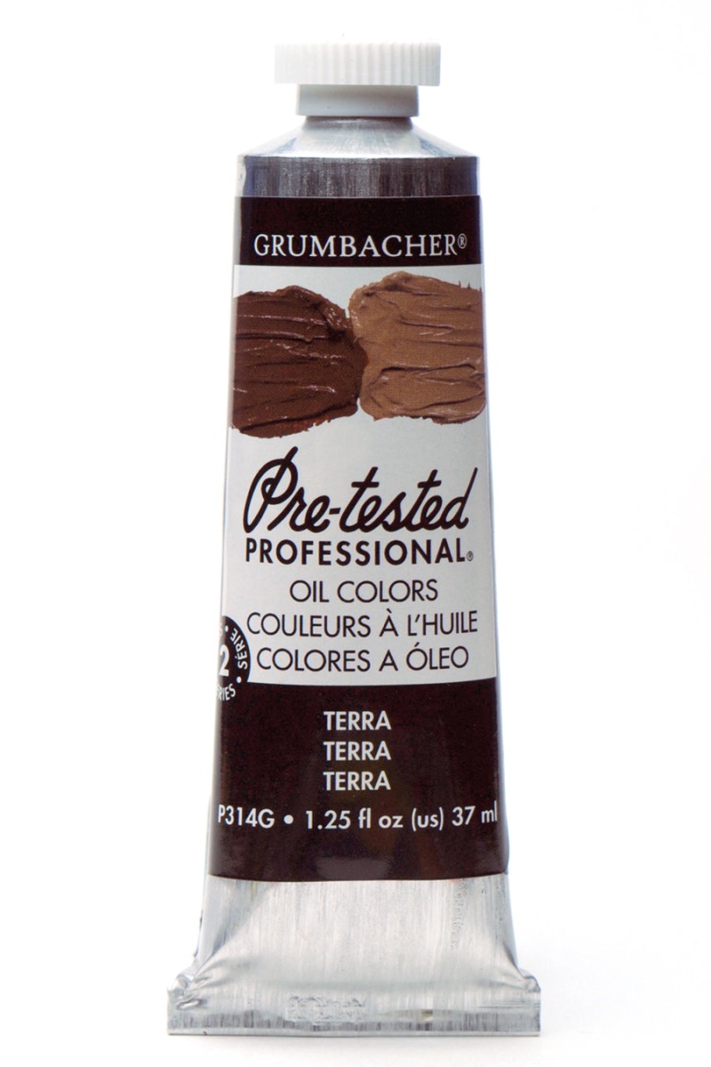 Grumbacher® Pre-Tested® Oil Earthtone Color Family - Raw Umber P172g / 37 Ml. (1.25 Fl. Oz.)