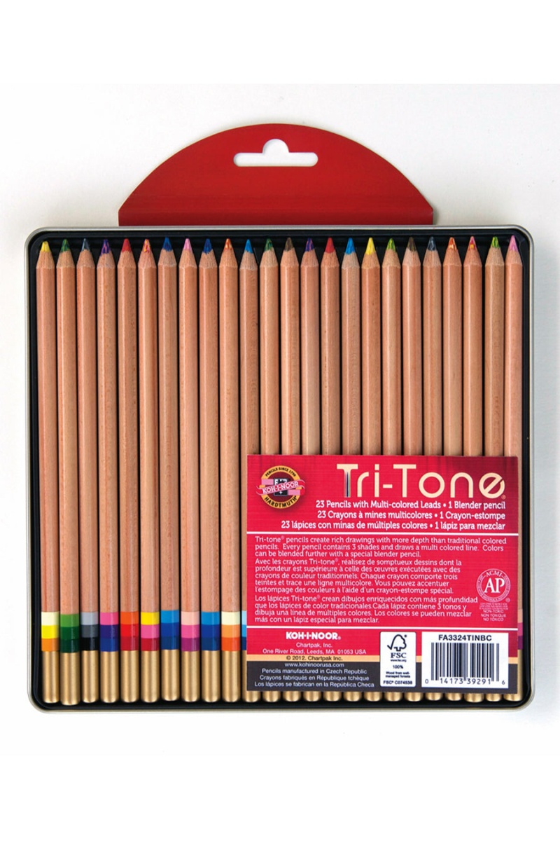Koh-I-Noor® Tri-Tone® Colored Pencil Sets