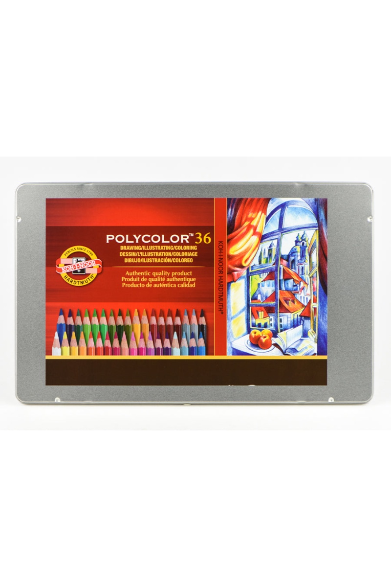Koh-I-Noor® Polycolor® Pencil Sets - 12 Piece