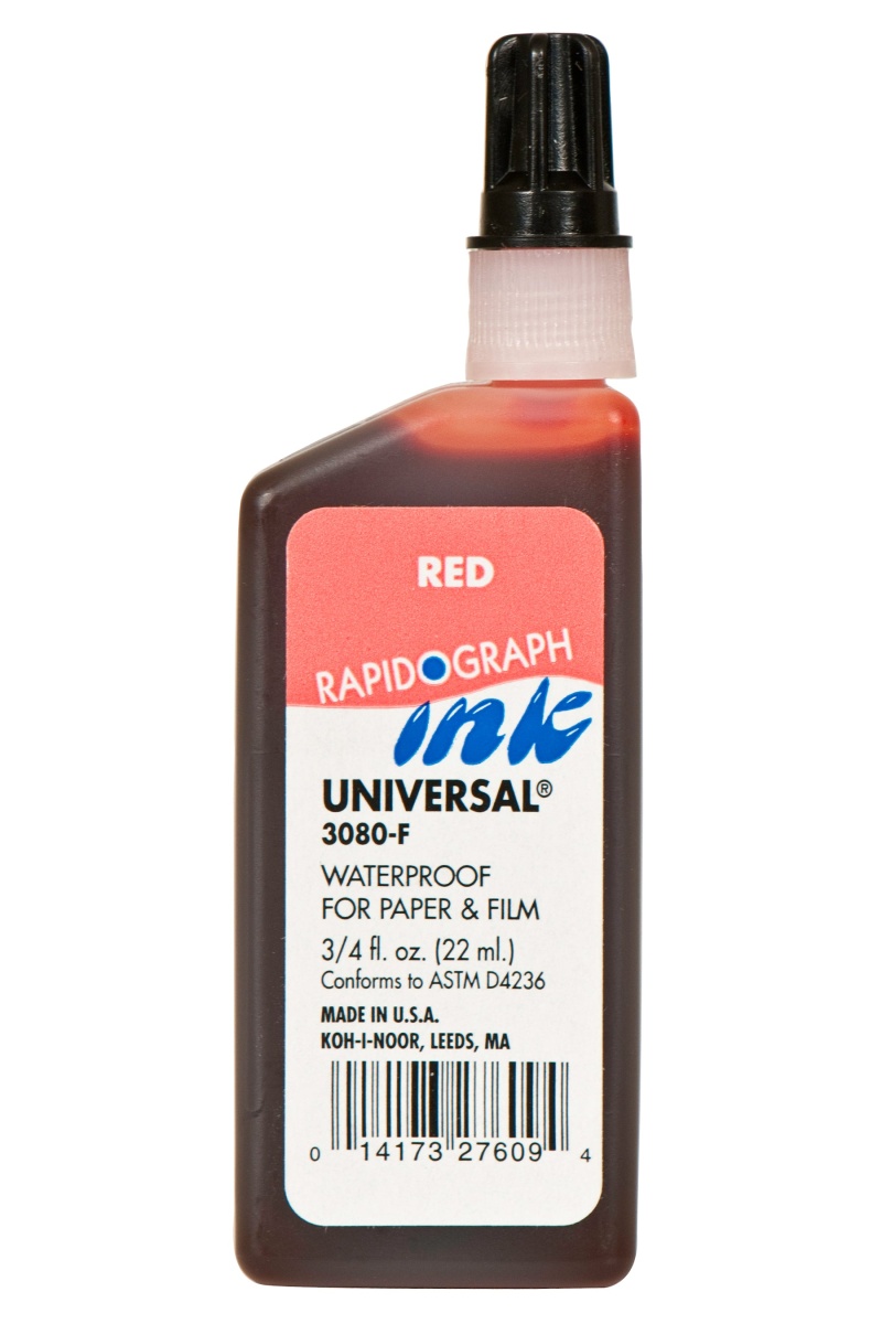 Koh-I-Noor® Universal® Inks Red 3080F / .75 Oz