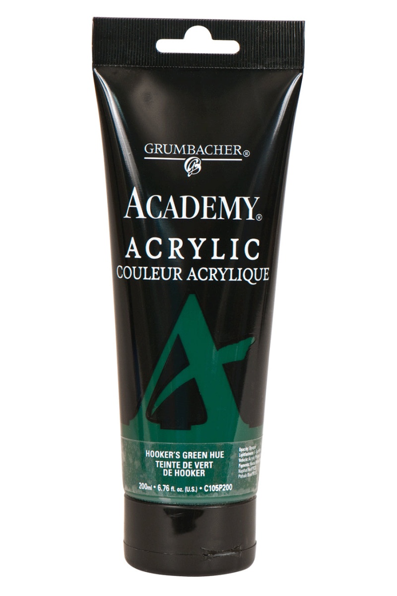 Grumbacher® Academy® Acrylic Green Color Family