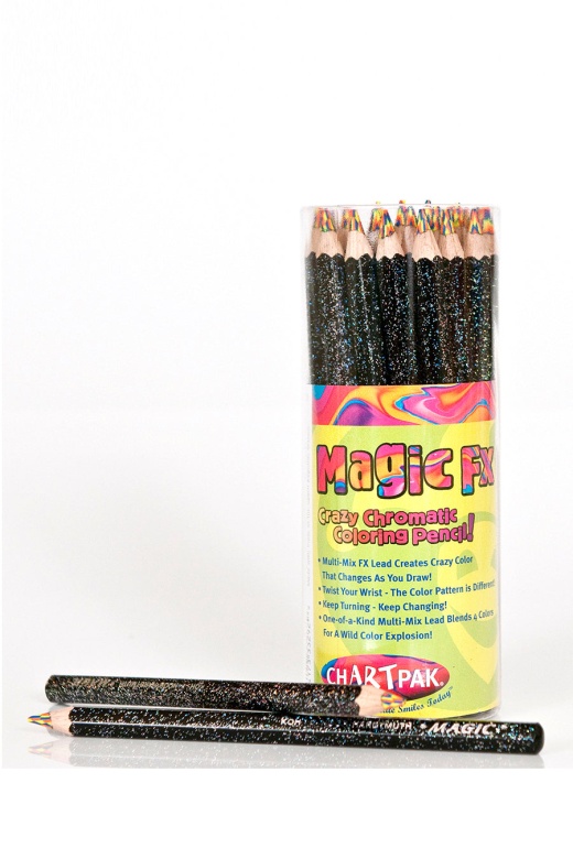 Koh-I-Noor® Magic Fx® Pencil Sets 30 Piece Black & Glitter Lacquer