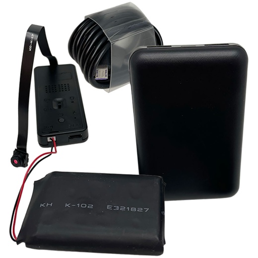 Diy Kit - Remote View Wifi Pinhole Hidden Camera + Extended Battery