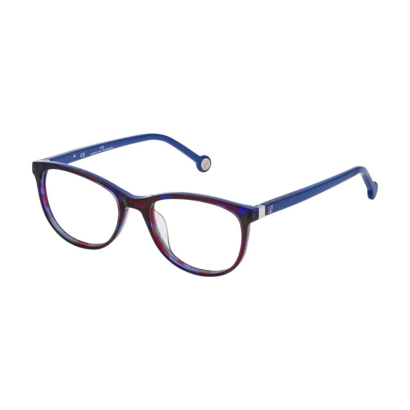 Carolina Herrera Havana Blue Square Women's Plastic Eyeglasses