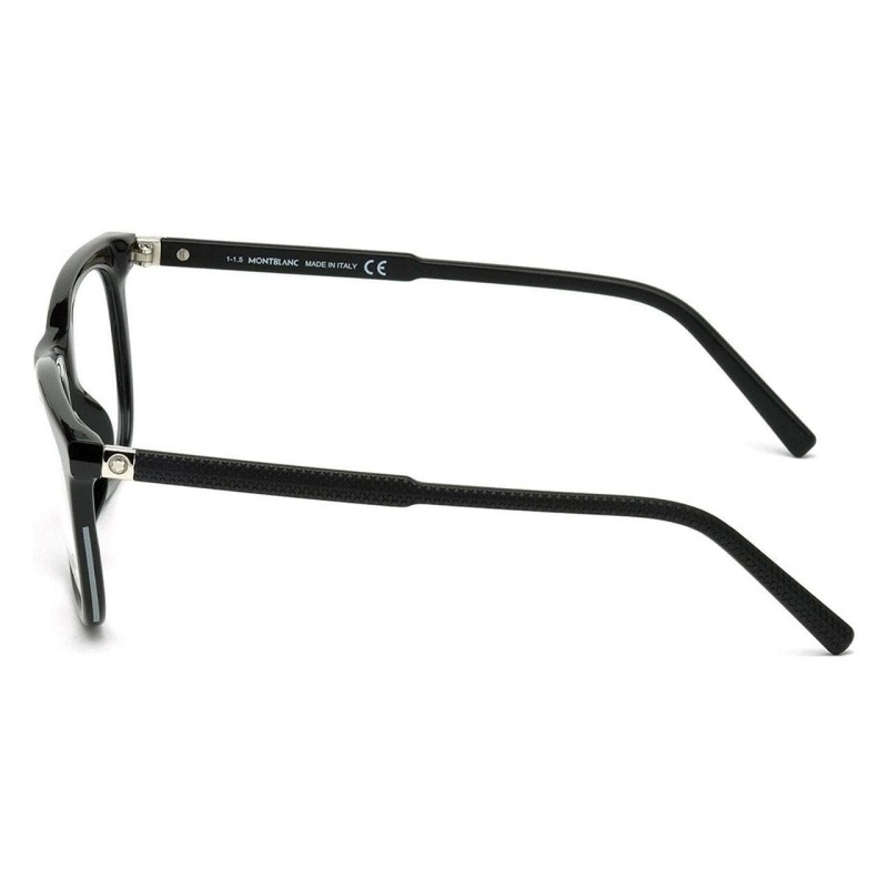 Montblanc Black Men's Square Eyeglasses Frames