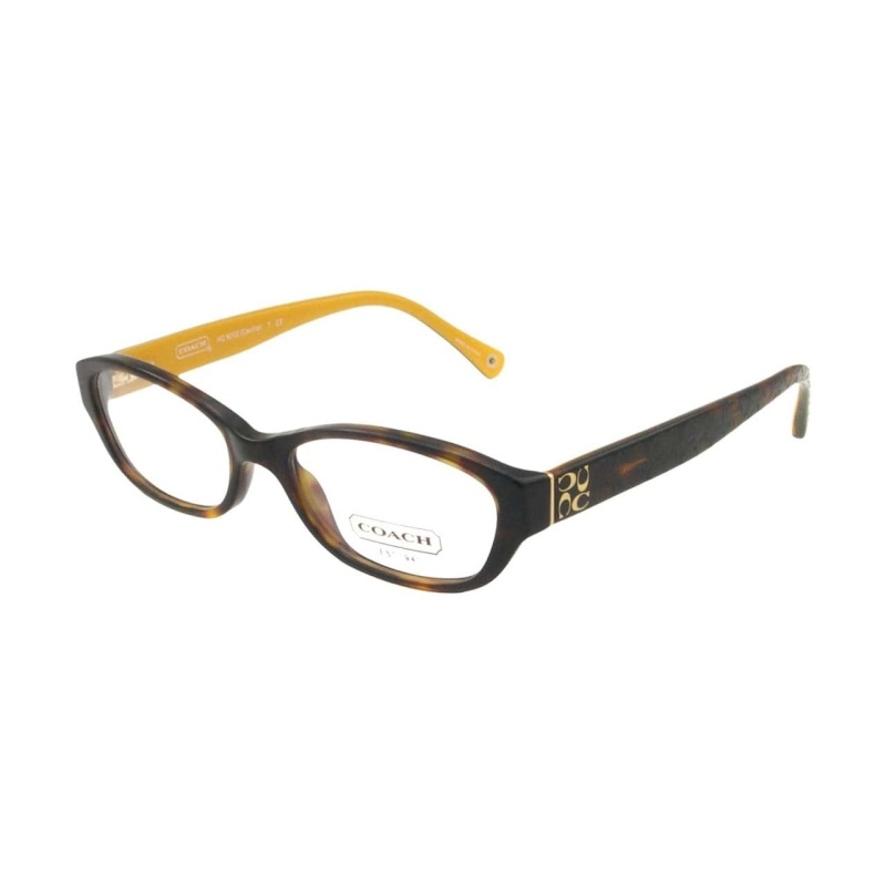 Coach Cecilla Tortoise Rectangular Women's Acetate Eyeglasses