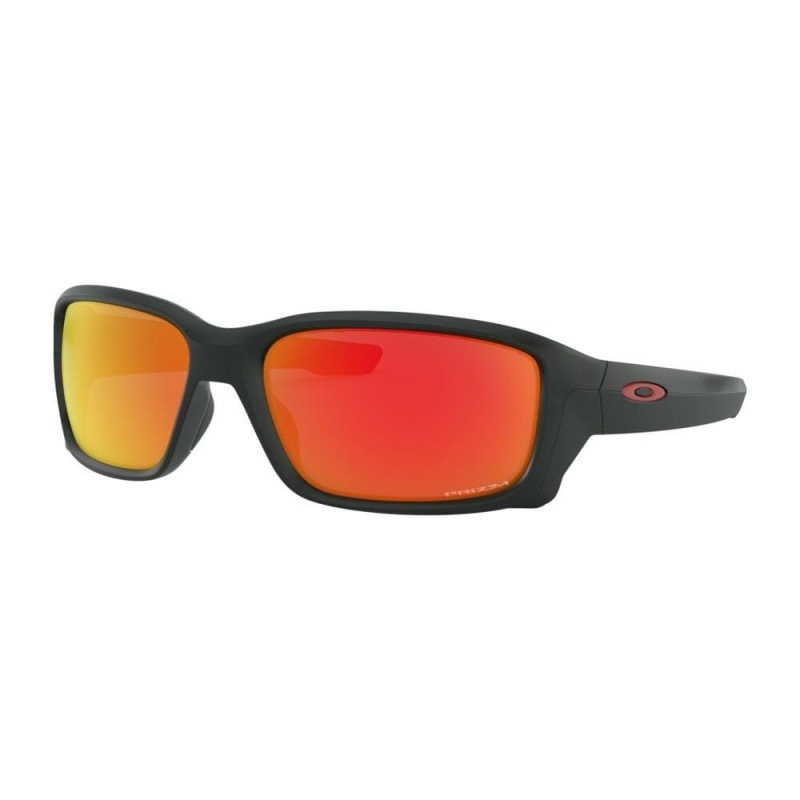 Oakley Straightlink Black Ink Rectangular Prizm Ruby Lenses Sunglasses ...