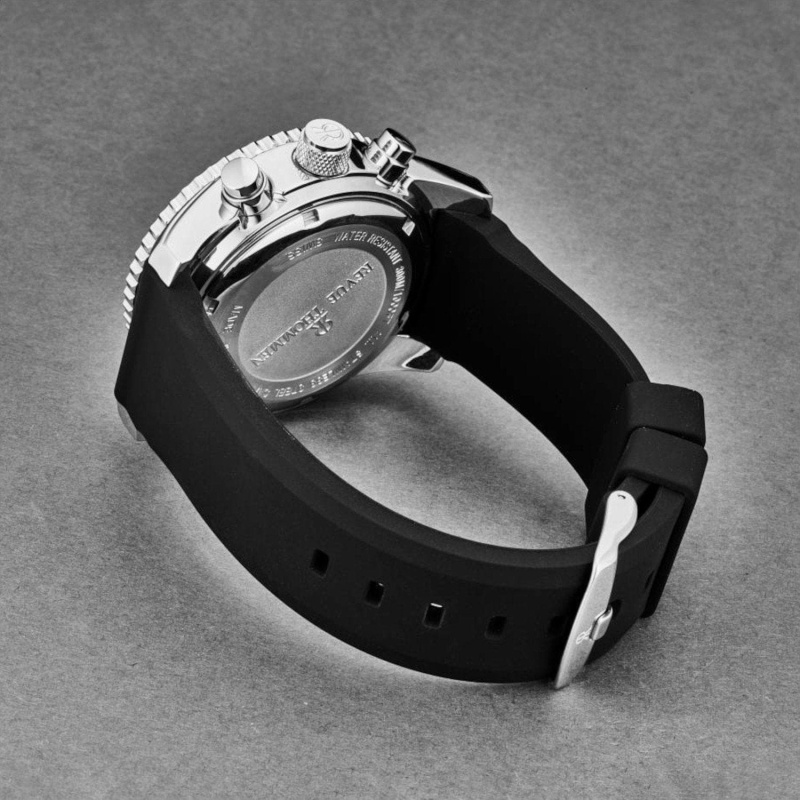 Revue Thommen Men's 'Divers' Blue Dial DayDate Chronograph Blue Dial