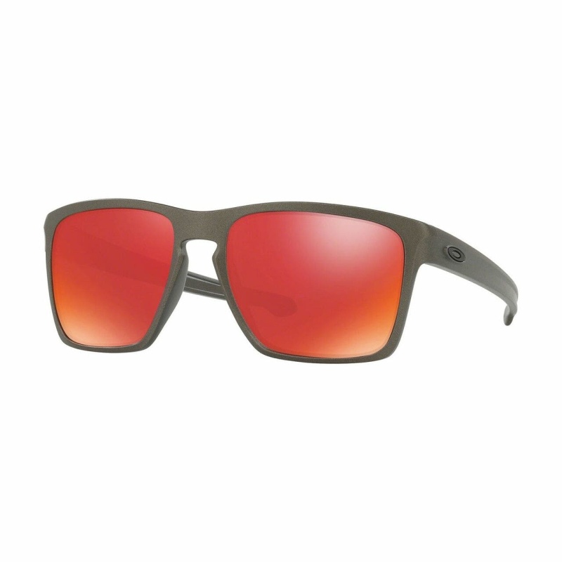 Oakley Sliver Xl Lead Square Plastic Torch Iridium Lens Mens Sunglasses 